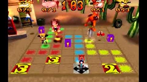 Crash Bash - Warp Room 3: Old Mines - 38) El Pogo Loco Lv. 2