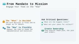Critical Decision Making & Problem Solving   Building Consensus and Buy In