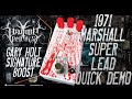 Gary holt boost pedal into marshall 1971 super lead