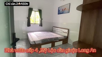 BÁN Nhà vườn cấp 4 Mỹ Lộc cần giuộc Long 
