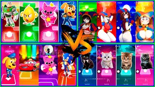 Tiles Hop EDM Rush Megamix: Pomni Girl vs Paw Patrol vs Jax vs Om Nom vs Baby Shark