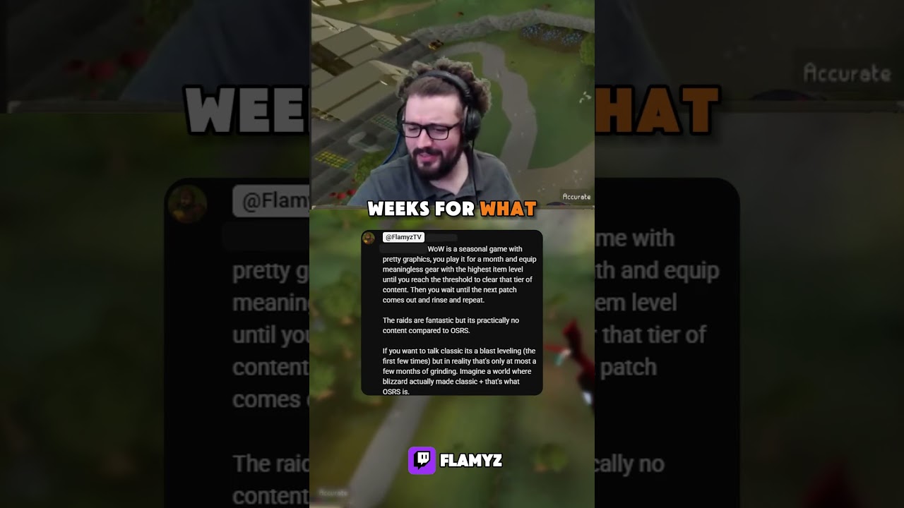 Defending OSRS as a WOW Player?? 