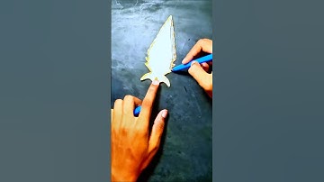 paper weapon how to make a kunai origami paper 📜 sharp kunai 🗡️👍📜📜 TUTORIAL