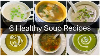 6 Soup Recipes for immunity and weightloss during Lockdown | Veg Soup Recipes | By Aarum's Kitchen