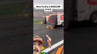 How to dry a nascar track #car #cars #drift #drifting #motorsport #mechanic #offroad