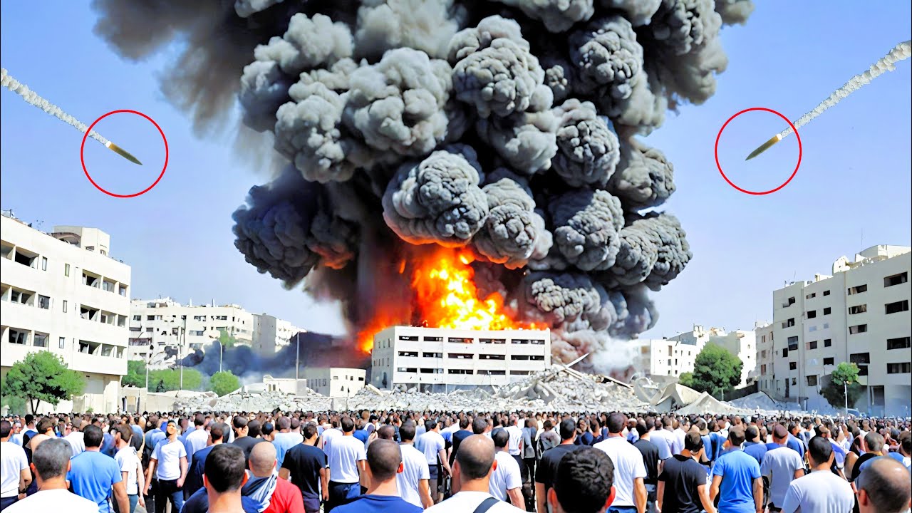 1 minute ago!  7500 Tons of Iran FATTAH Missiles Destroy Israeli Presidential Building