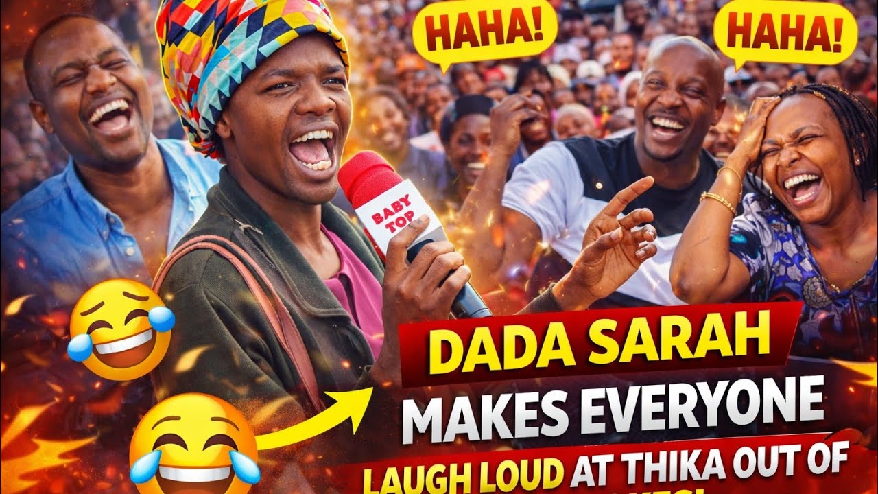 DADA SARAH MAKE EVERYONE LAUGH LOUD AT THIKA OUT OF HIS JOKES