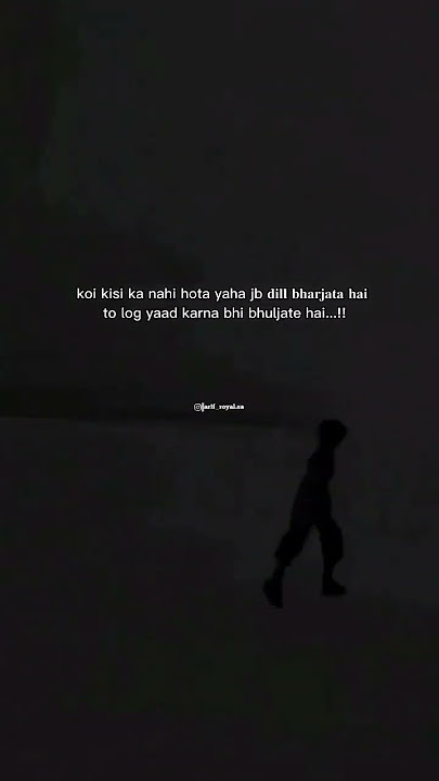 Koi kisika nahi hota...💔 || sad eastatick full screen watsapp status