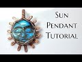 Wire Wrapped Sun: Viking Weave: Wire Wrapping Tutorial: DIY Jewelry