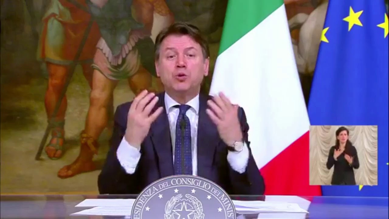 Coronavirus, la conferenza stampa del presidente del Consiglio Giuseppe Conte