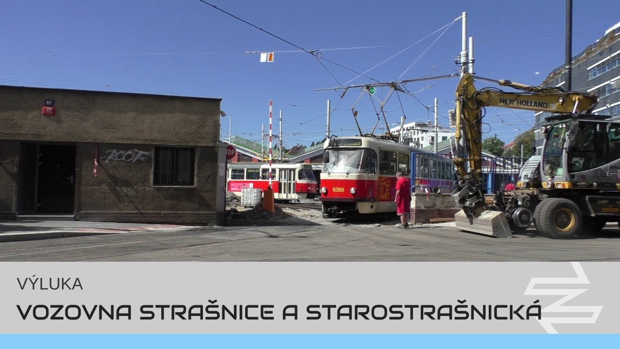 Oprava trati u vozovny Strašnice | VÝLUKA