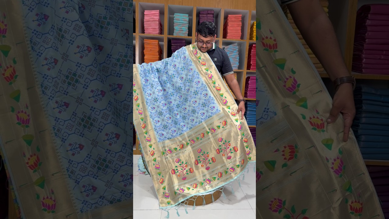 Royal Kanchivaram Patola Paithani Silk Saree