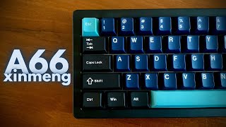 Xinmeng A66 | Budget aluminum keyboard build for friend + sound test.