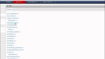 Stalin Digital Archive Beta Tutorial Video: My Tags, Annotations, and Saved Searches