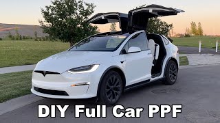 DIY Tesla Full Car PPF Review - 2022 Tesla Model X