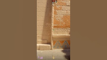 Self Pop Flash Mid For Peek On Anubis In CS2 #cs2 #shorts