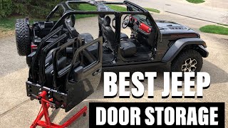 BEST JEEP DOOR STORAGE | 2020 JL RUBICON | Topsy Products Stack Rack Roll Storage