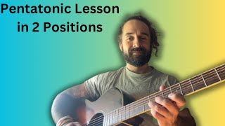 Guitar Lesson - Master The Pentatonic Scale in 2 Positions #guitarlesson #pentatonicscale