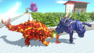 Lava Ankylosaurus Death Run #1 - Animal Revolt Battle Simulator