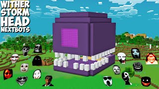 SURVIVAL BEST NEXTBOTS COMPILATION inside GIANT WITHER STORM HEAD in Minecraft Gameplay Coffin Meme