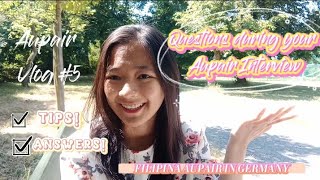 QUESTIONS DURING YOUR AUPAIR INTERVIEW WITH TIPS AND ANSWERS ✓☺