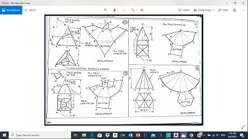 Surface Development series #1 Square based pyramid