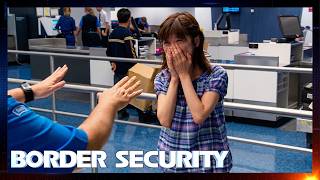 Woman's Uncontrollable Laughter Raises Major Suspicion | FULL EPISODE | Border Security Australia