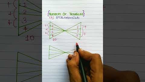 Counting Figure Trick | How To Find Triangle | RAILWAY, NTPC, MTS, CHL, SSC #shorts #reasoning