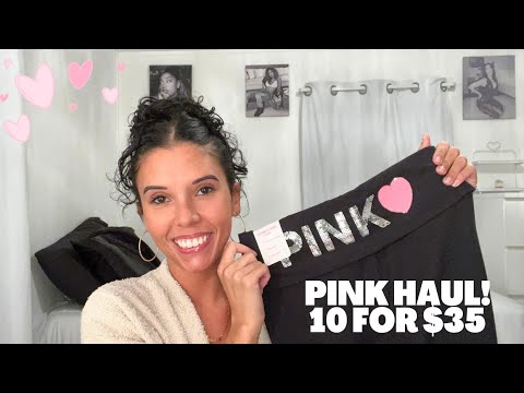 VICTORIA'S SECRET PINK 10 FOR $35 PANTIES HAUL!