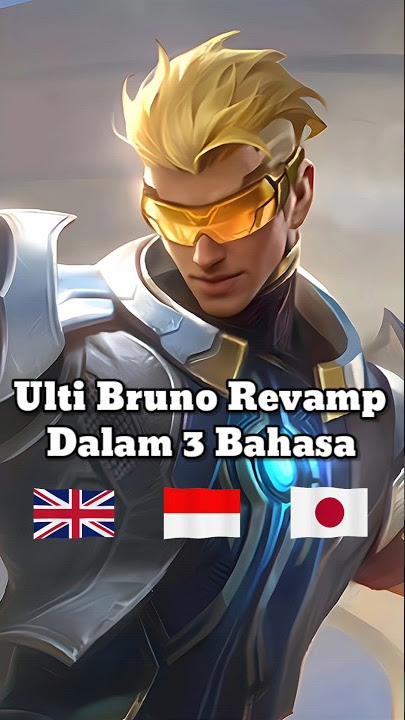 Suara Ulti BRUNO Revamp 3 Bahasa #shorts #mobilelegends