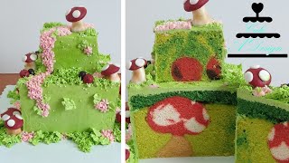 Bolo Jardim Com Surpresa No Interior | Garden Surprise Inside Cake (ENGLISH SUBTITLES)