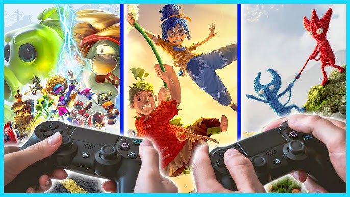 5 jogos para 2 jogadores (co-op) no #PS4 e #PS5 #playstation #videogam