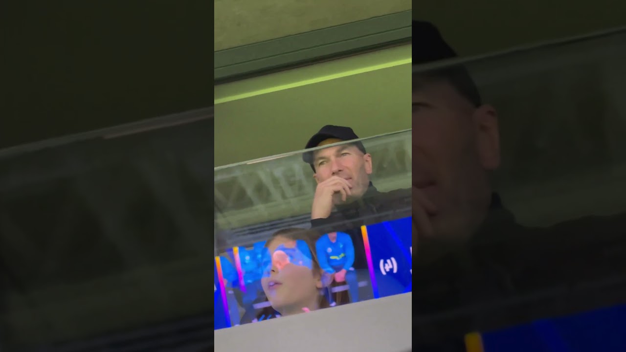 Zidane’s reaction to Mbappé’s goal vs Manchester City