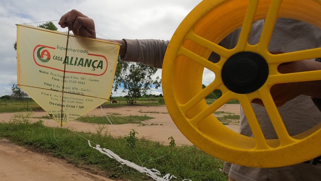 COMO FAZER MAIOR mini PIPA COM BAMBU Vareta de Pipa