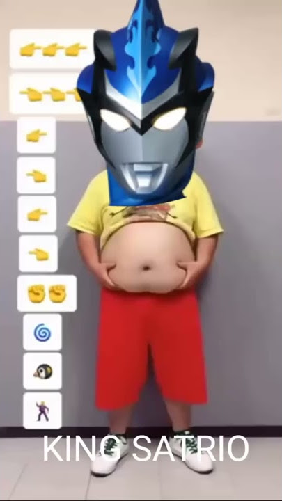 ultraman blu joget perut lucu banget