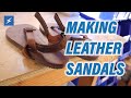 How To Make Leather Sandals - TK Makes Super Goats