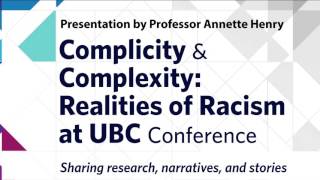 We especially welcome applications from visible minorities - Keynote by Professor Annette Henry