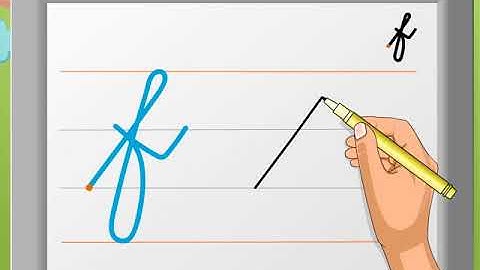 Cursive Writing | Small Letter ‘f’ | Macmillan Education India