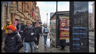 ⁴ᴷ Russia St Petersburg City Walking Tour Dekabristov Street. LIVE CAMERA