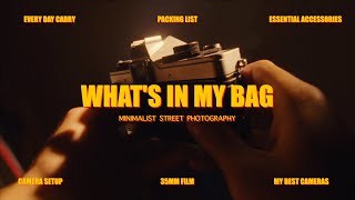 My 2025 Street Photography Bag - Minimal, Powerful, Perfect.