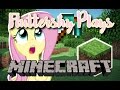 Fluttershy plays minecraft