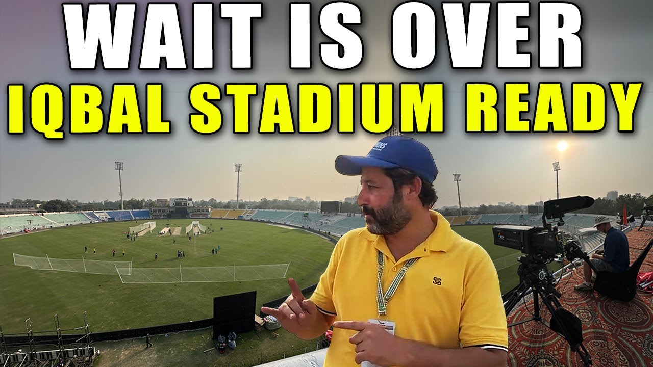 PAK vs SA 1st ODI 2025 | Iqbal Stadium Faisalabad All Set | Fans’ Excitement at Peak!