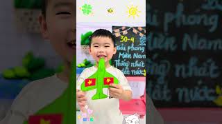 Bé Tạo hình: Máy bay quân đội - Lớp MG 3-4 tuổi A3