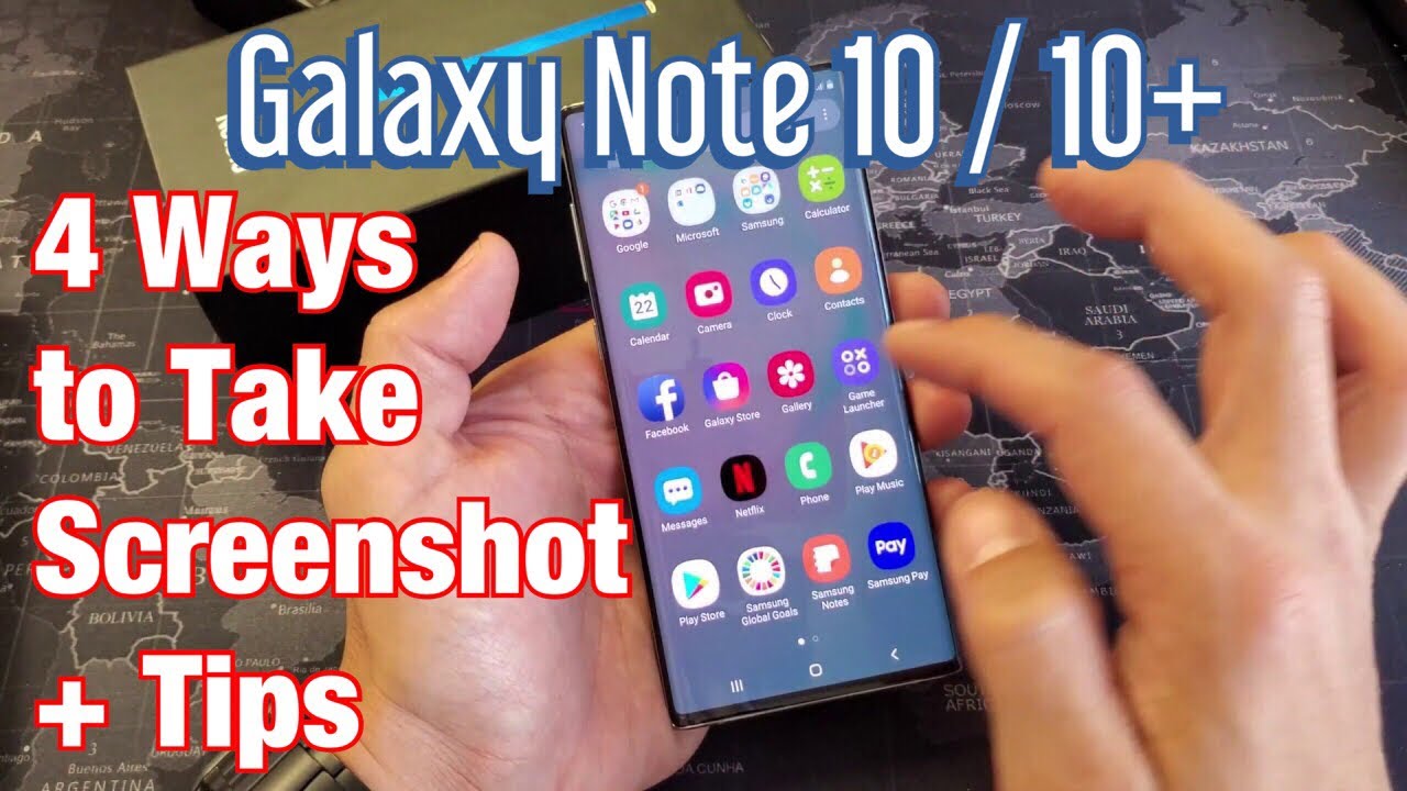 Galaxy Note 10 / 10+: How To Take Screenshot 4 Ways + Tips