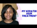 Keratin Hair Treatment on 4C Natural Hair