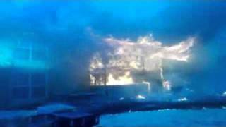 Apartment Fire Caught On Tape Before Firefighters Arrive