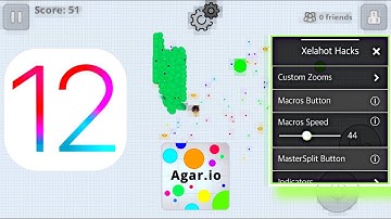 AGAR.IO MOBILE HOW TO USE XELAHOT MODS MENU ON IOS 12.4 !? (JAILBREAK)