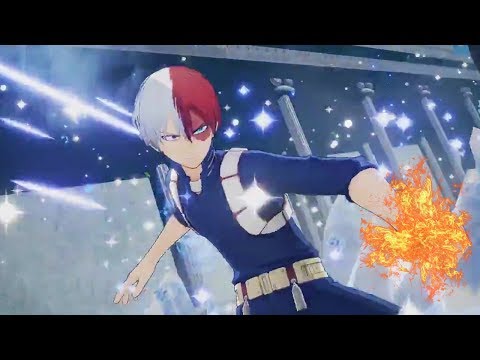 My Hero Academia One&#039;s Justice Todoroki Gameplay Trailer with Ultimate Attacks, Poses, and Combos