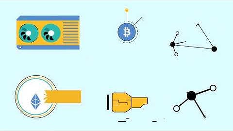 Cryptocurrency and Blockchain Technology Icons