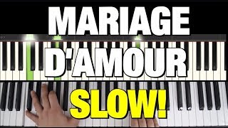 HOW TO PLAY MARIAGE D'AMOUR ON PIANO chords